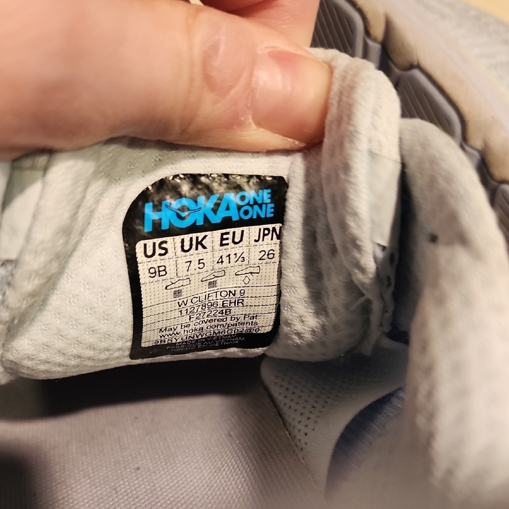 Hoka Women's Sky Blue Athletic Shoes - Picture 7 of 9
